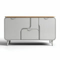 Buffet en bois avec surface en chêne clair dimensions 120 x 40 x 80cm